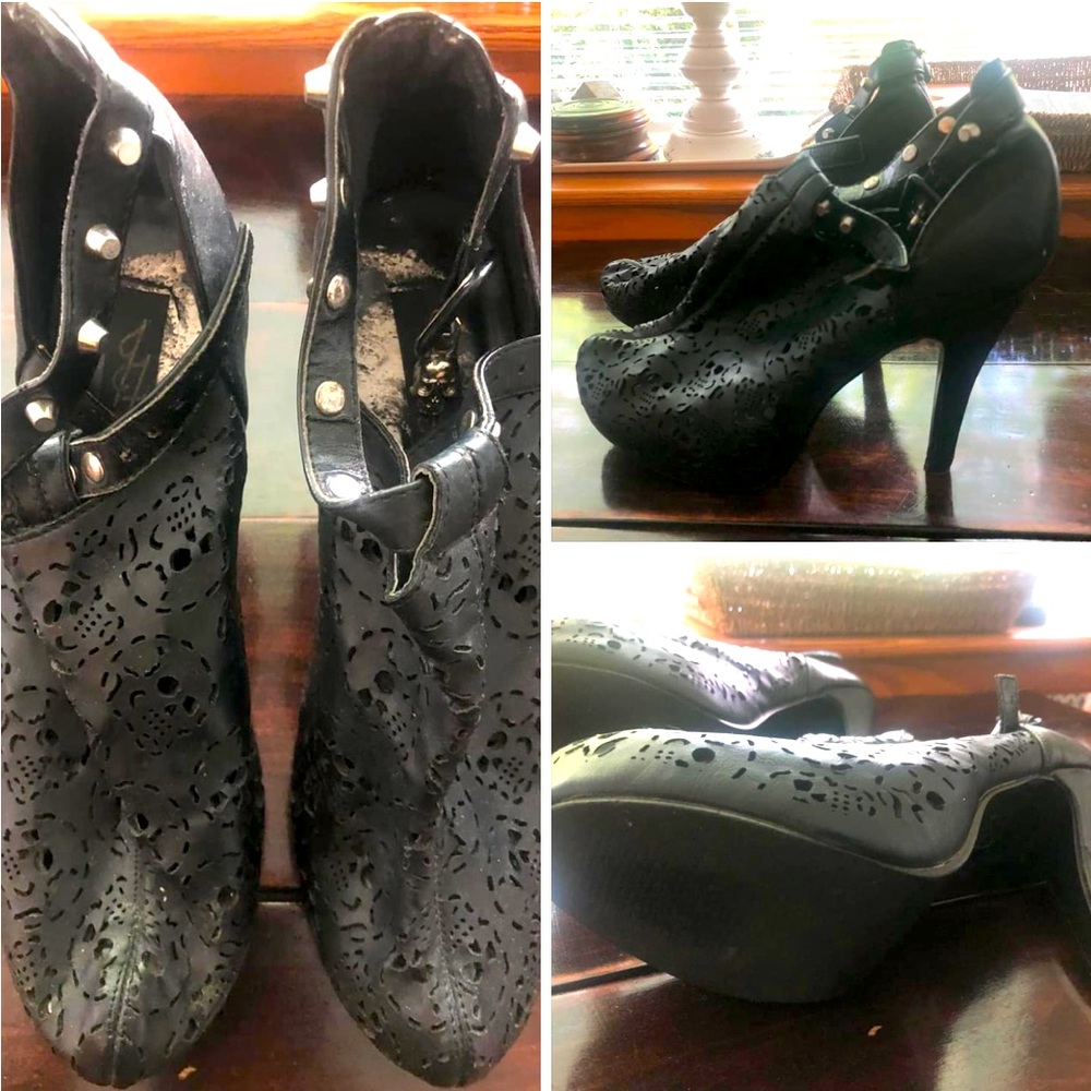 $25 ADD ON Sexy skull heels 40 or 9.5